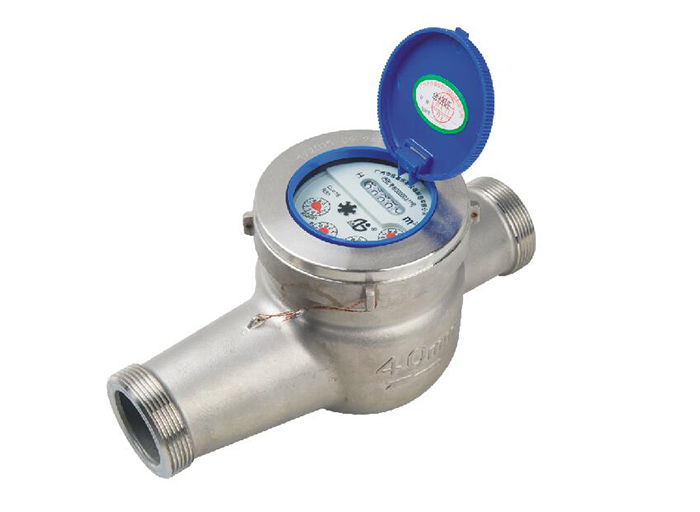 Rotor half liquid seal water meter